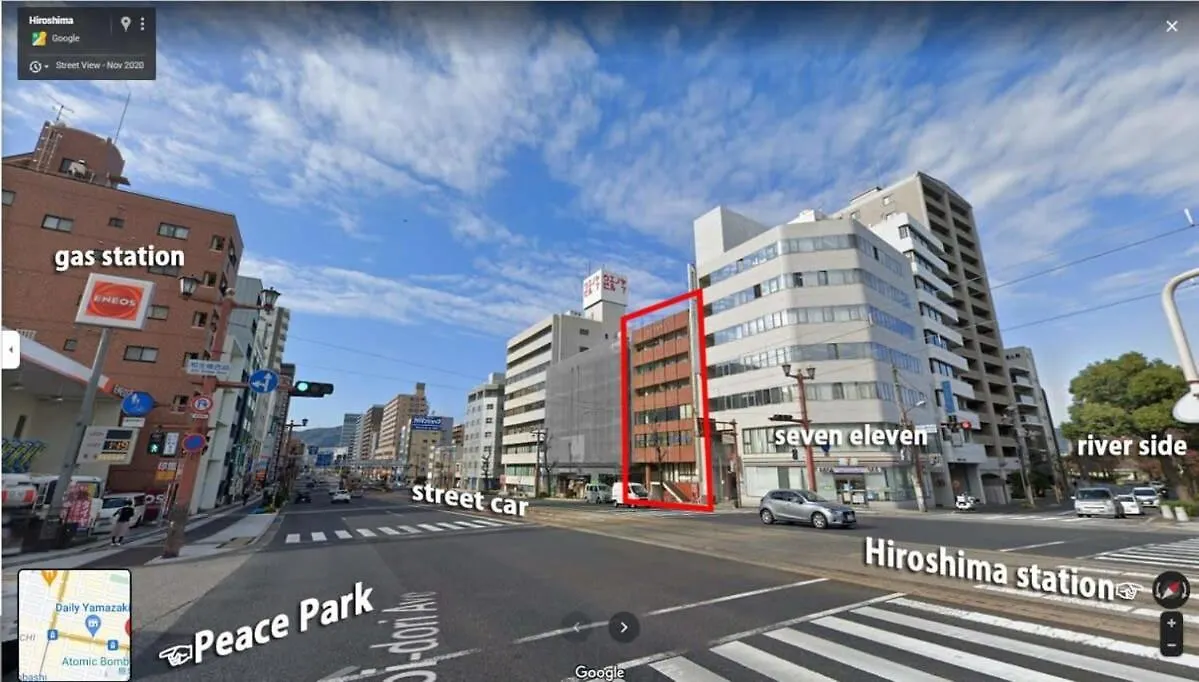 Bhotel Dai3Himawari - 2Br Good For 6Ppl Overlooking Peace Park With Wifi! 広島市